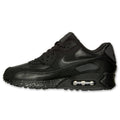 Nike Air Max 90 Premium Black-Metallic Silver — UK 3 | EU 35.5 | US 3.5 — Front View
