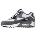 Nike Air Max 90 White-Cool Grey-Dark Grey — UK 3 | EU 35.5 | US 3.5 — Front View