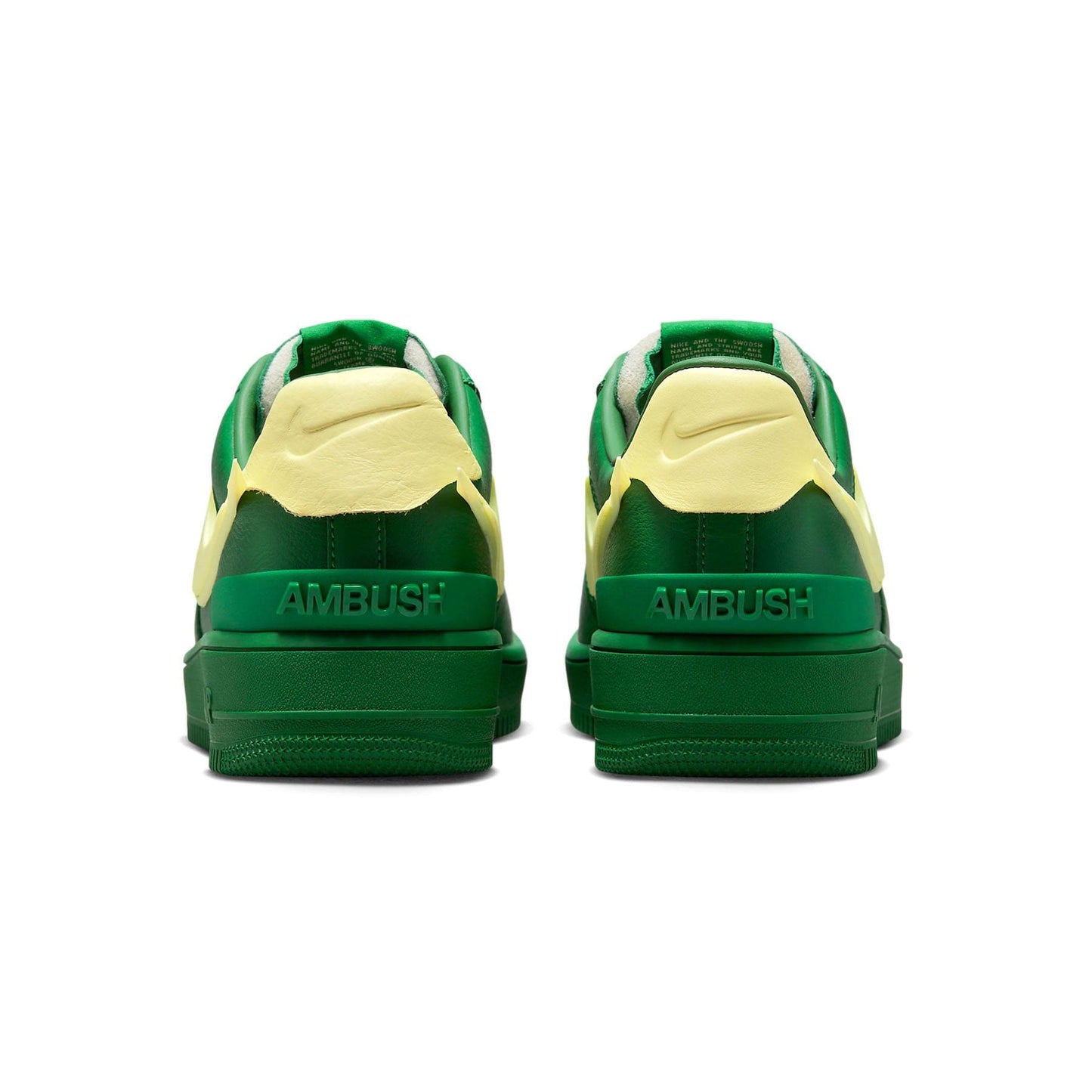 Nike Air Force 1 Low x AMBUSH 'Pine Green' — UK 3 | EU 35.5 | US 3.5 — Top View