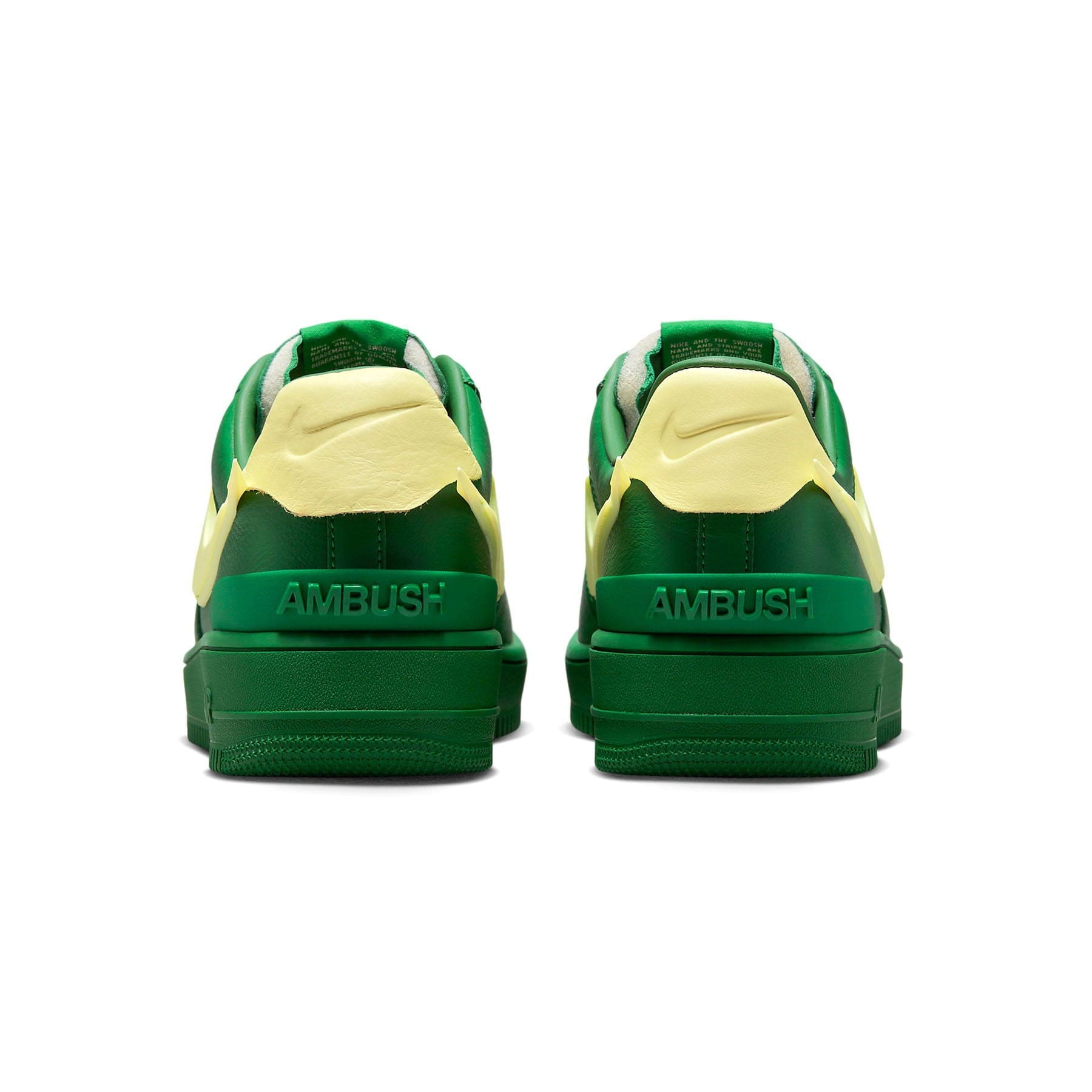 Nike Air Force 1 Low x AMBUSH 'Pine Green' — UK 3 | EU 35.5 | US 3.5 — Top View