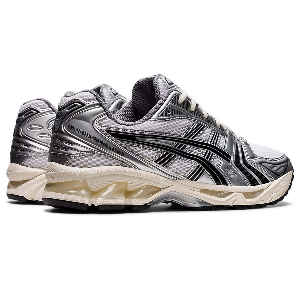 JJJJound x Gel Kayano 14 'Silver Black' — UK 3 | EU 36 | US 4 — Back View