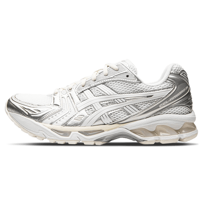 JJJJound x Gel Kayano 14 'Silver White' — UK 3 | EU 36 | US 4 — Front View