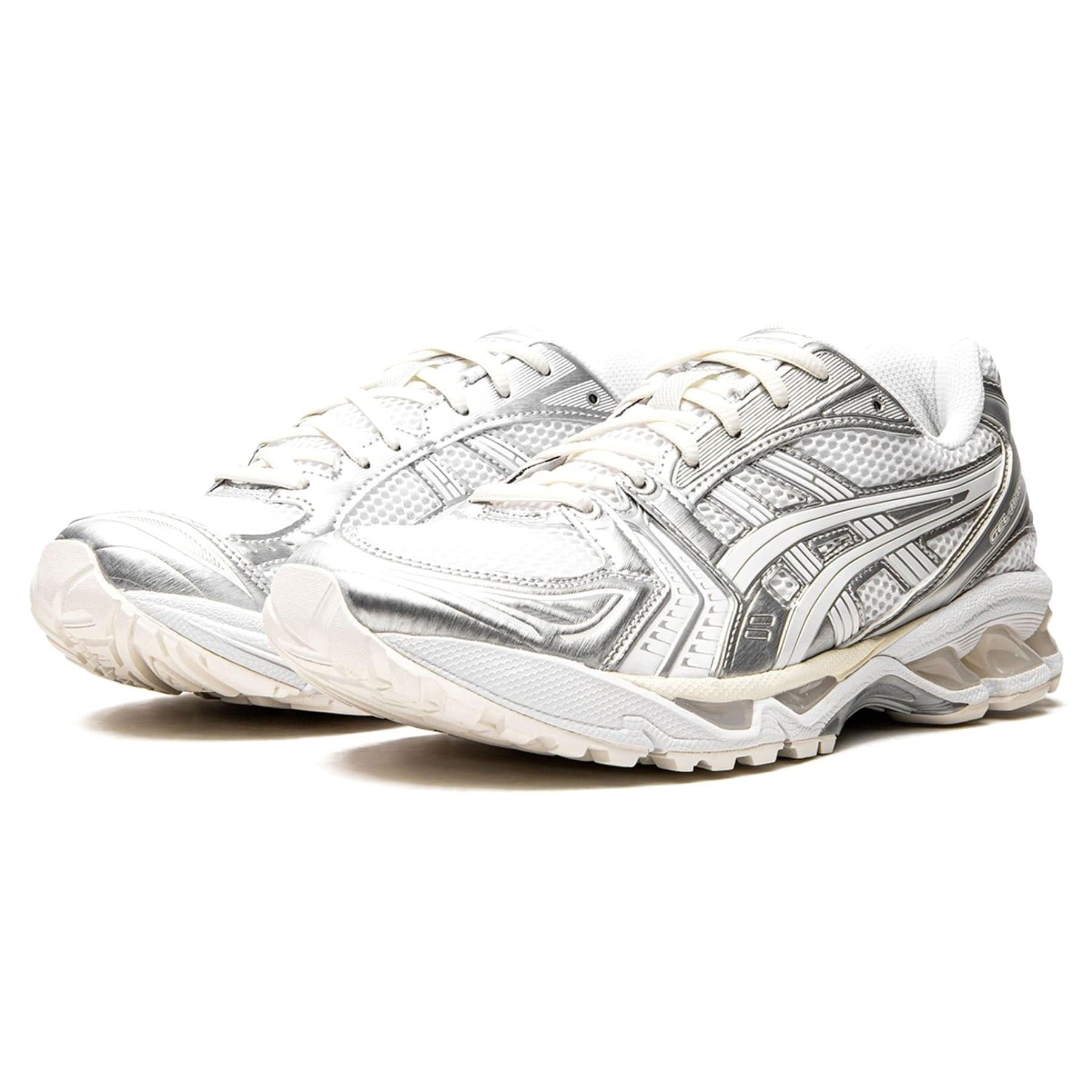 JJJJound x Gel Kayano 14 'Silver White' — UK 3 | EU 36 | US 4 — Side View