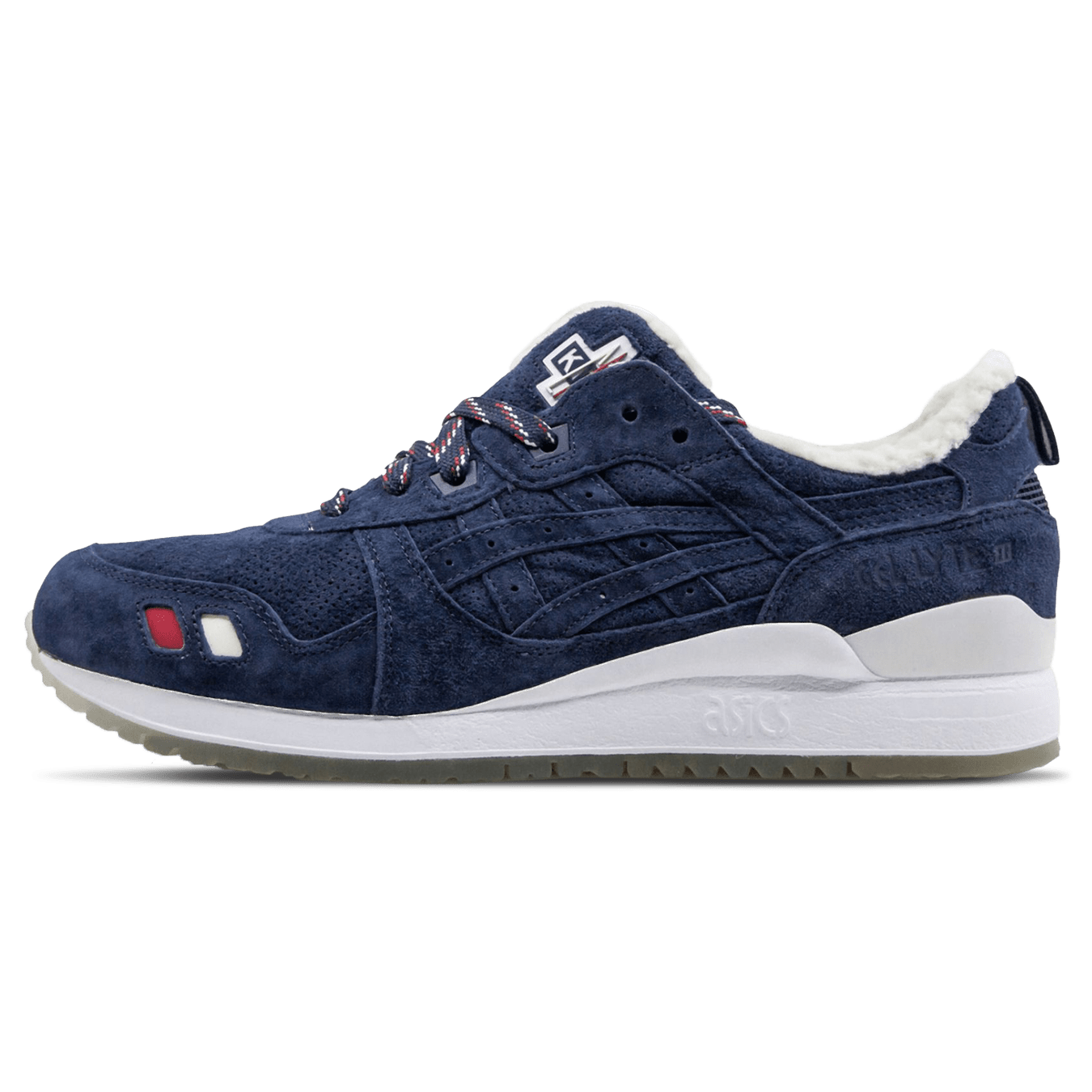 ASICS Gel-Lyte III Kith x Moncler Blue — UK 3 | EU 36 | US 4 — Front View