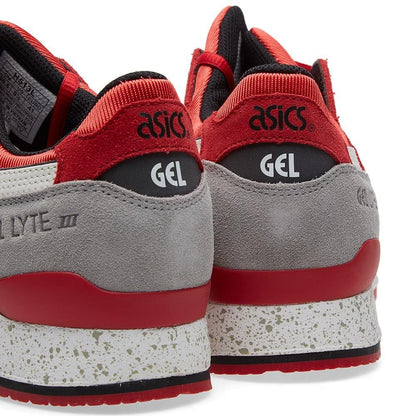ASICS GEL LYTE III 'CRANE' Light Grey & Red — UK 3 | EU 36 | US 4 — Alternate View 7