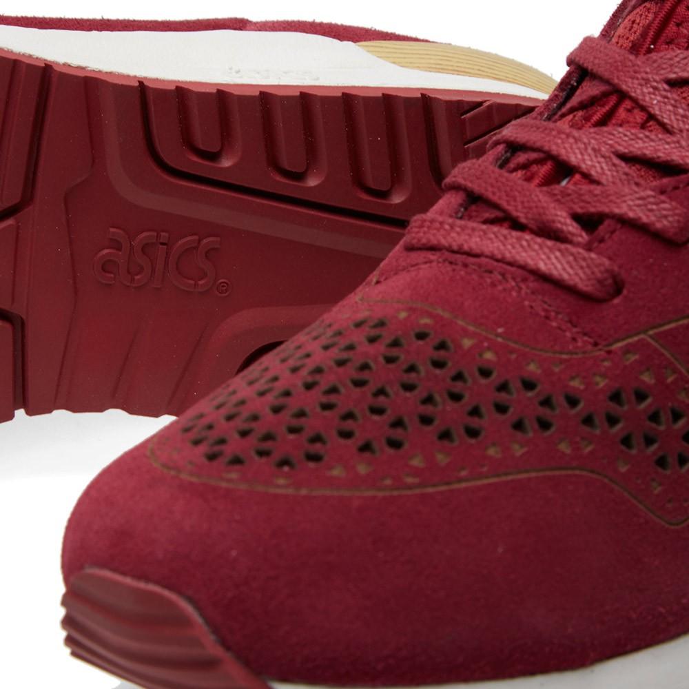 ASICS GEL LYTE III 'LASER ETCHED' Burgundy — UK 3 | EU 36 | US 4 — Top View