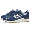ASICS GEL LYTE III 'PATCHWORK' Navy & White — UK 3 | EU 36 | US 4 — Front View