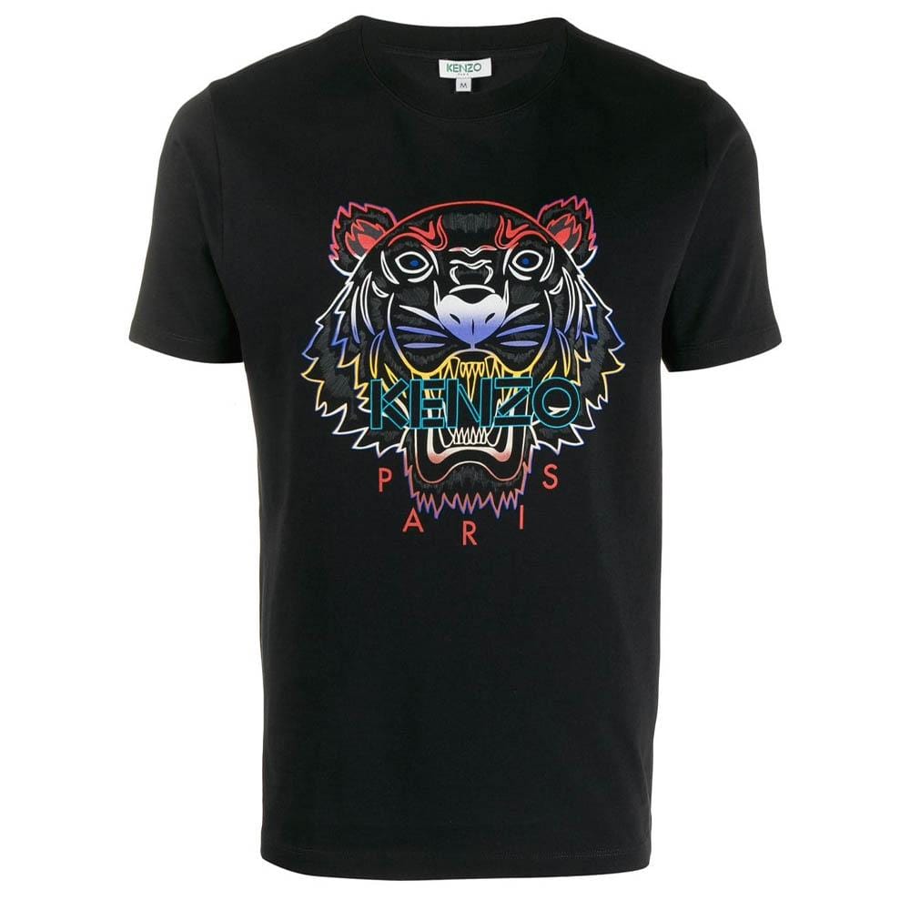 Kenzo Tiger head T-Shirt 'Black' — XXS — Front View