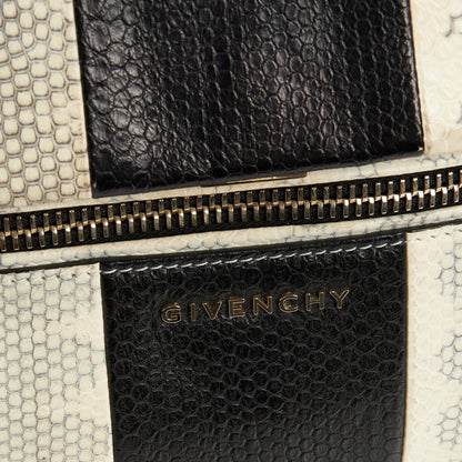 Givenchy Tote Pandora - Medium in Storm Gray, Exotic Effect Leather — Lifestyle View