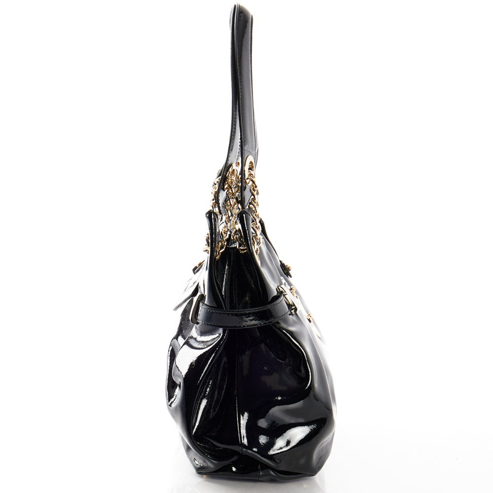 Aspinal of London Tote Berkeley in Black, Leather — Back View