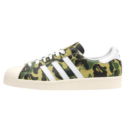 BAPE x adidas Superstar 80s 'ABC Camo' — UK 3.5 | EU 36 | US 4 — Front View