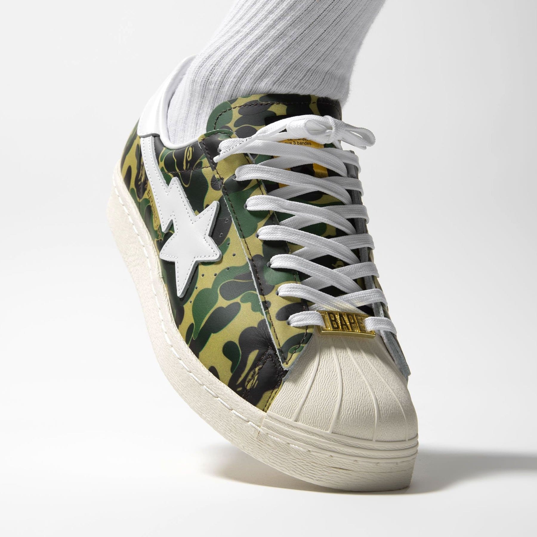 BAPE x adidas Superstar 80s 'ABC Camo' — UK 3.5 | EU 36 | US 4 — Alternate View 8