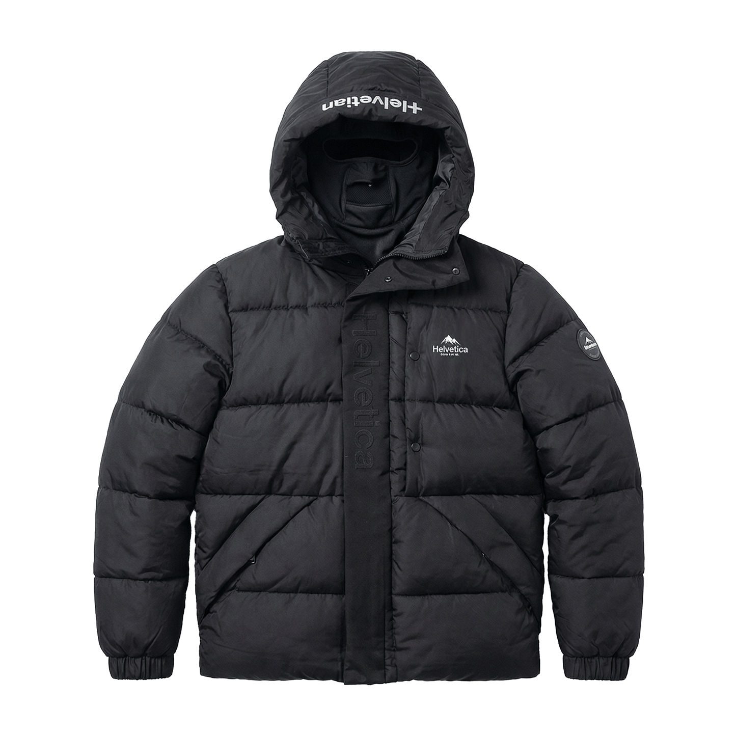 Helvetica Mountain Pioneers Barnes Hooded Parka Jacket — XS — Front View