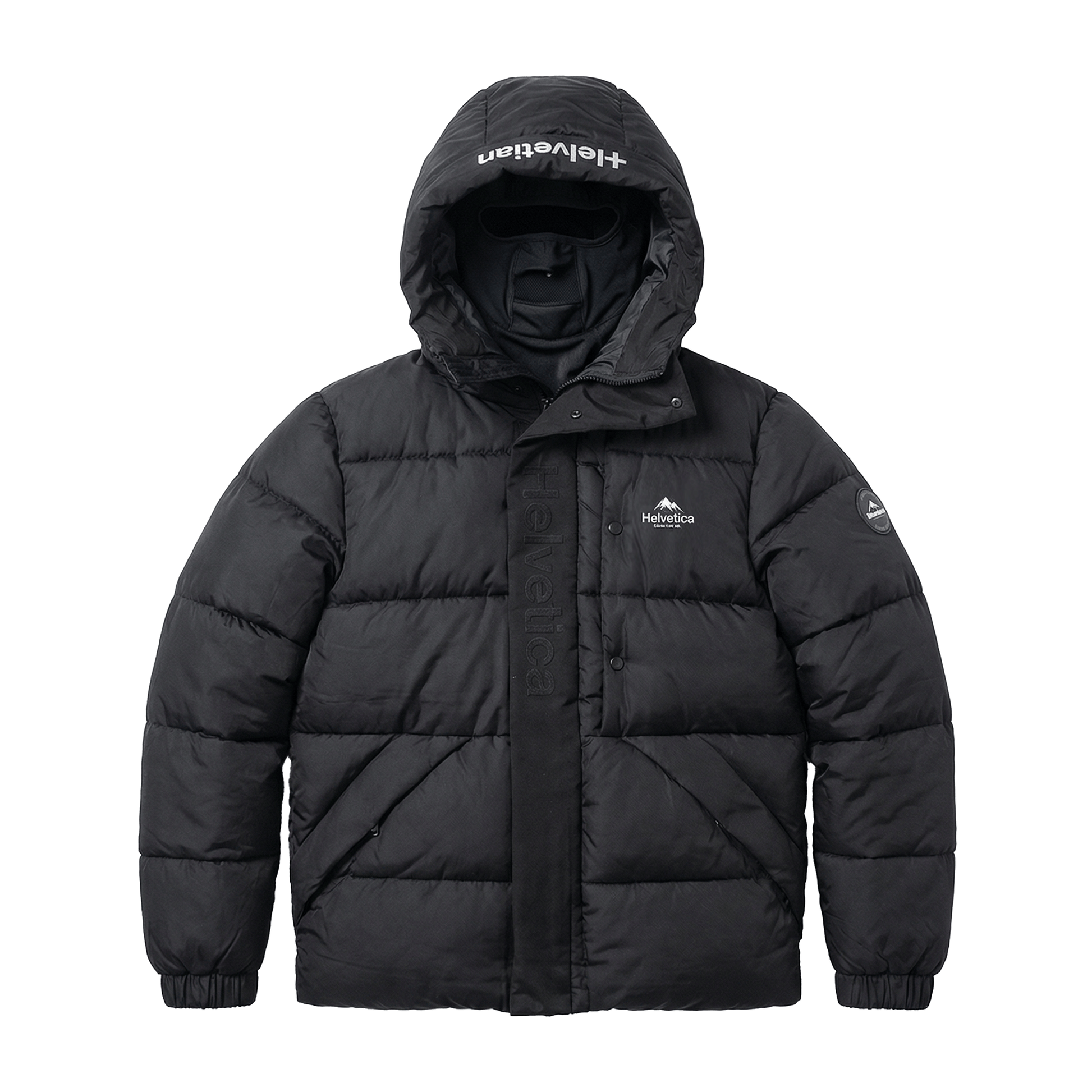 Helvetica Mountain Pioneers Barnes Hooded Parka Jacket — XS — Front View