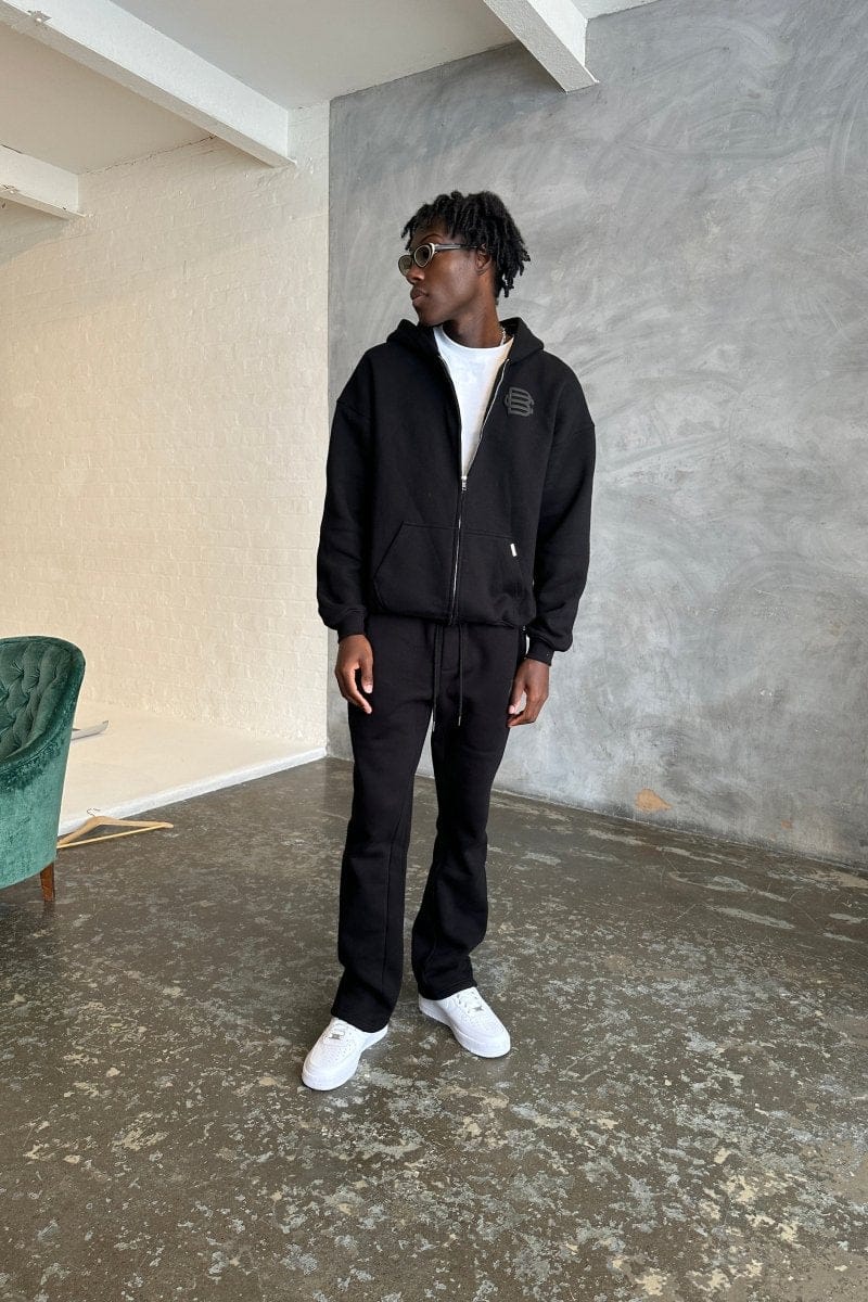 Bénir Club Match Day Jogger - Matte Black — XS — Top View