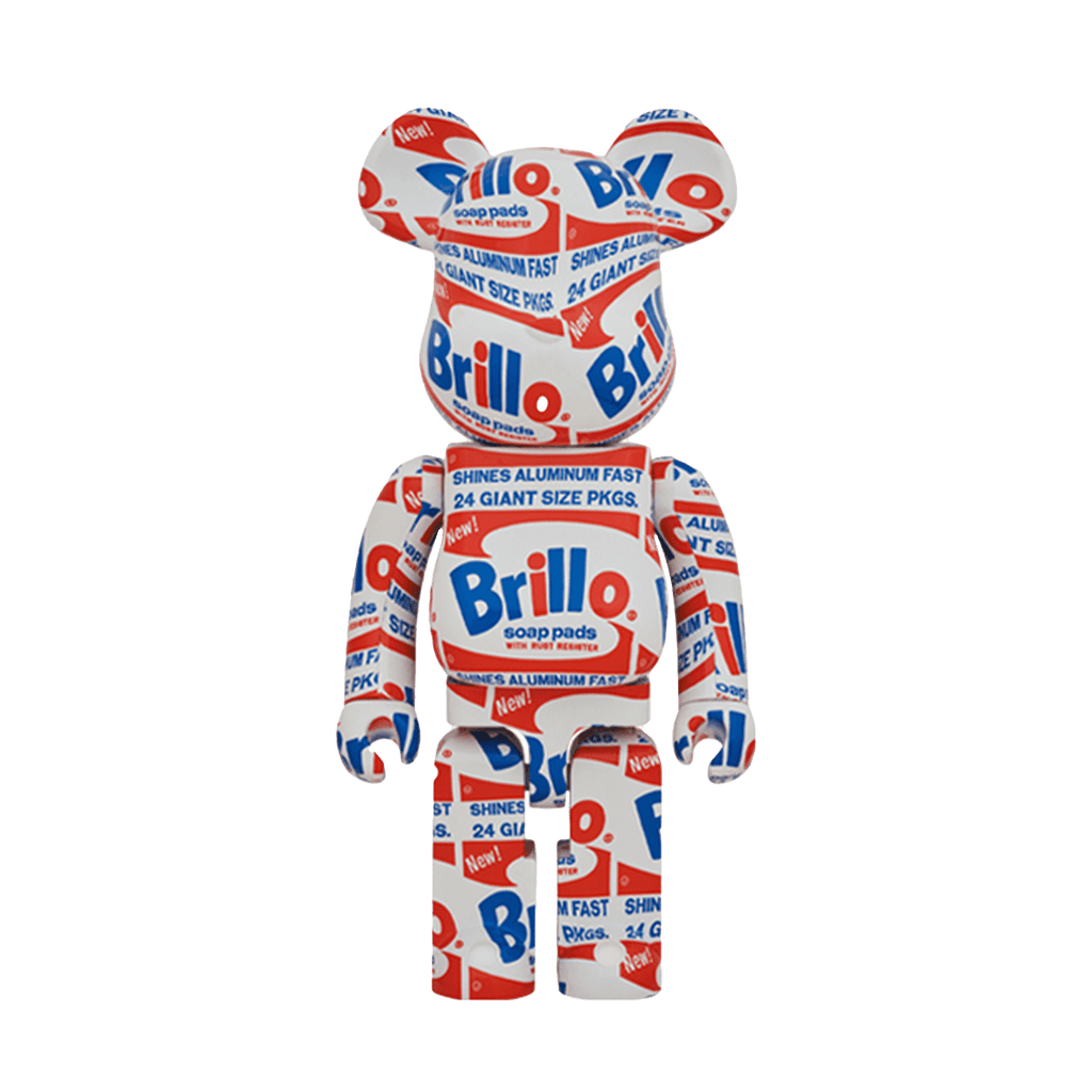 Bearbrick ANDY WARHOL "Brillo" 1000% — Front View