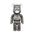 Bearbrick Armored Batman 400% 'Black' — Front View