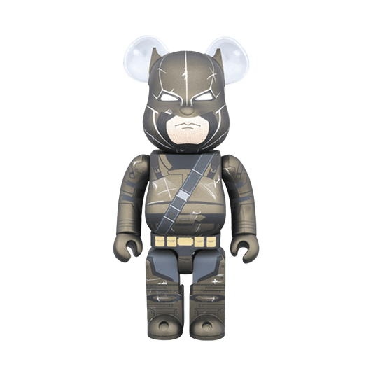 Bearbrick Armored Batman 400% 'Black' — Front View