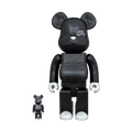 Bearbrick NIKE SB 2020 100% & 400% Set 'Black' — Front View