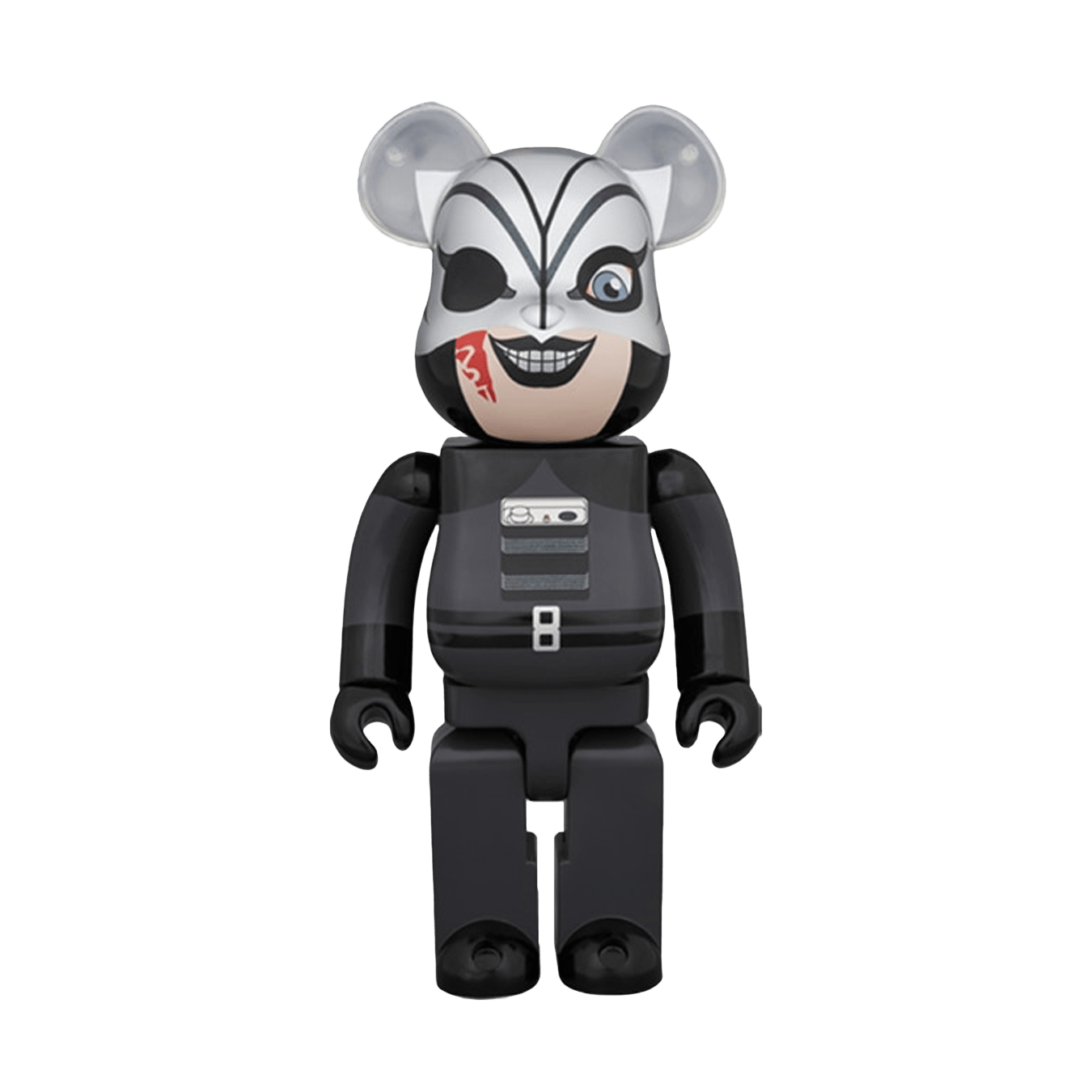 Bearbrick Phantom 400% 'Black' — Front View