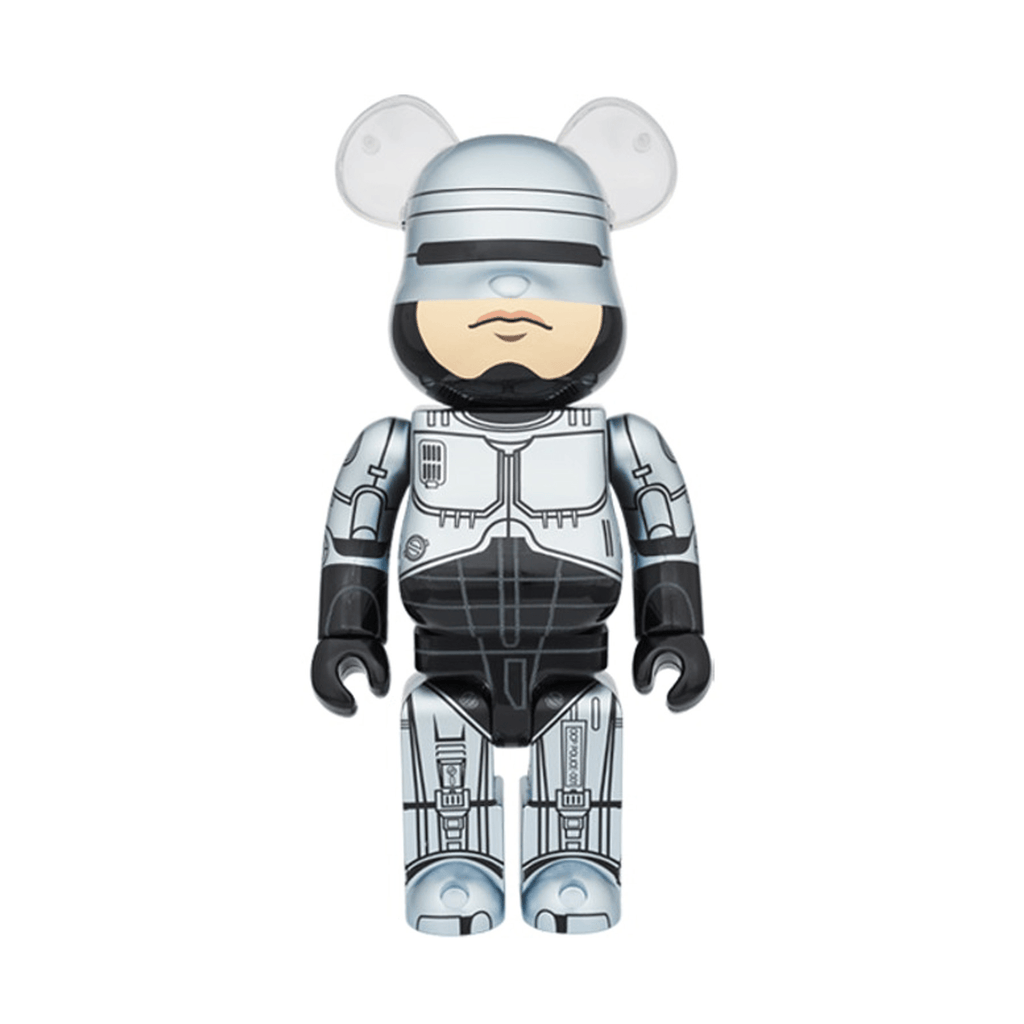 Bearbrick Robocop 100% & 400% Set 'Silver' — Back View