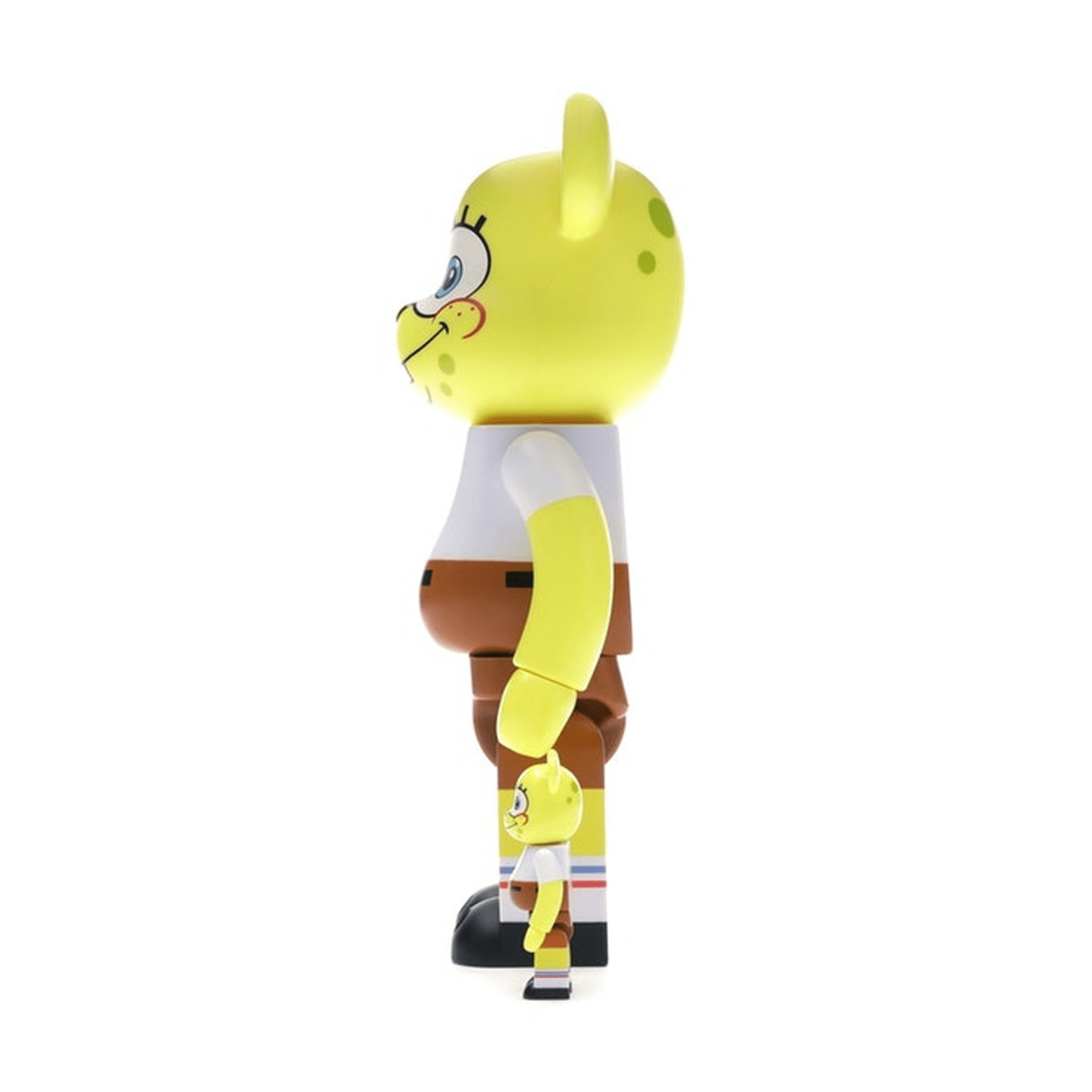 Bearbrick Spongebob 100% & 400% Set 'Yellow' — Back View