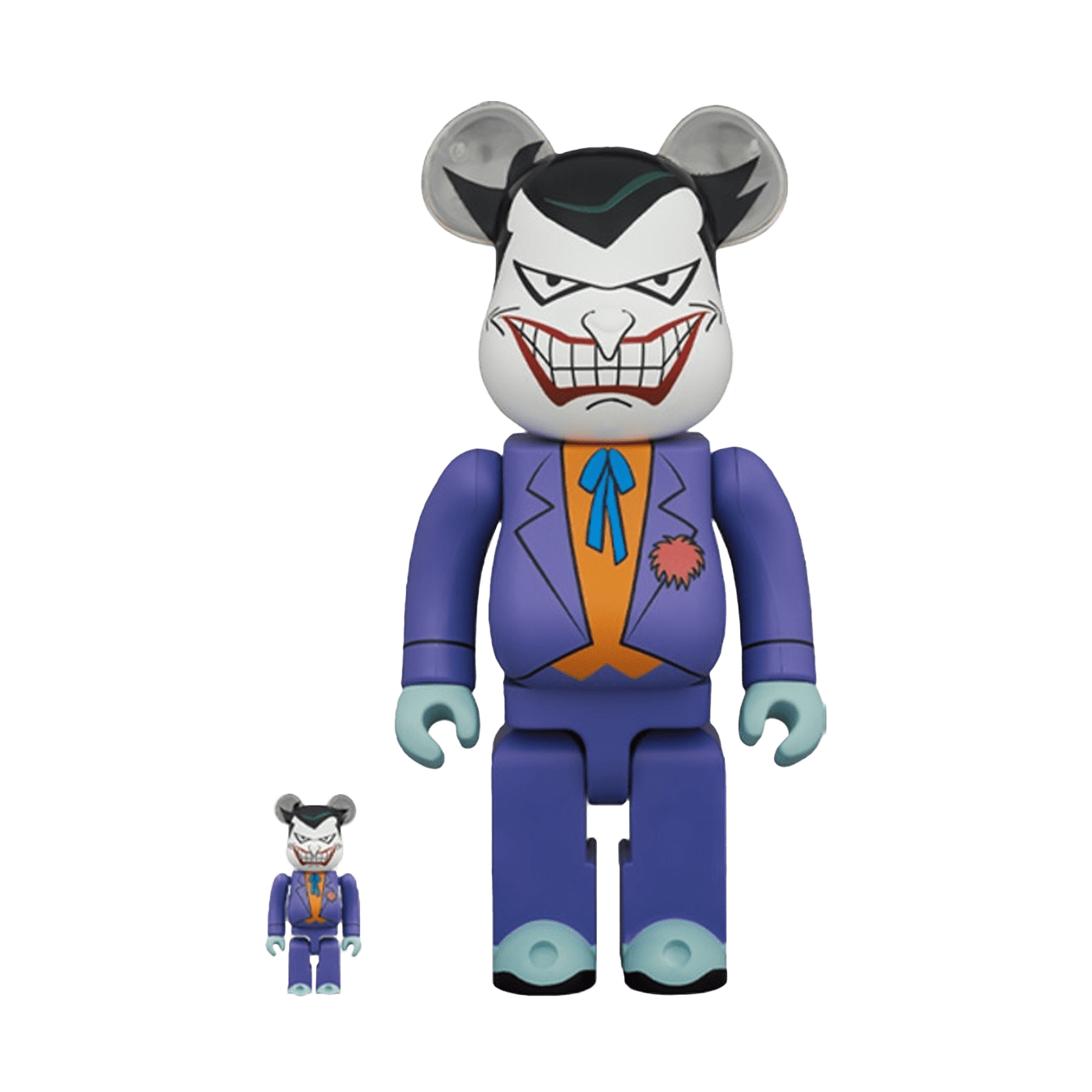 Bearbrick The Joker 100% & 400% — Front View