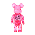 Bearbrick x Antisocial Social Club 400% 'Pink' — Front View