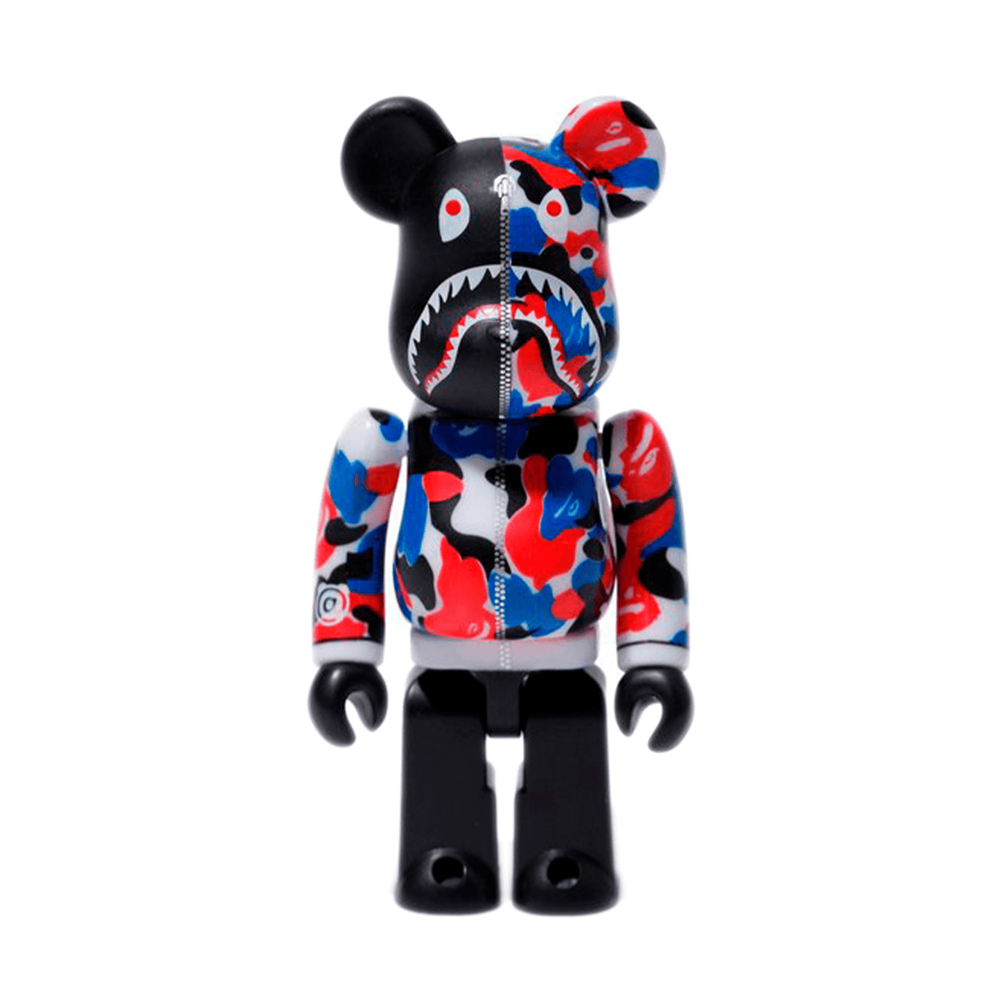 Bearbrick x Bape Shark London Store 100% & 400% Set — Back View