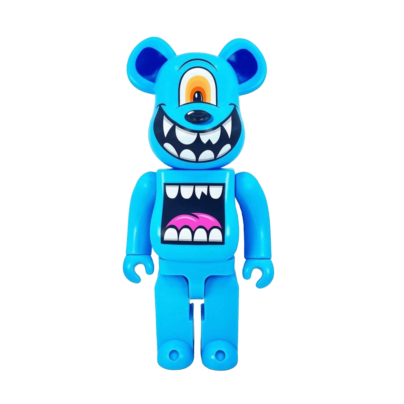 Bearbrick x Greg Mike Hibearnation DesignerCon Exclusive 400% 'Blue' — Front View