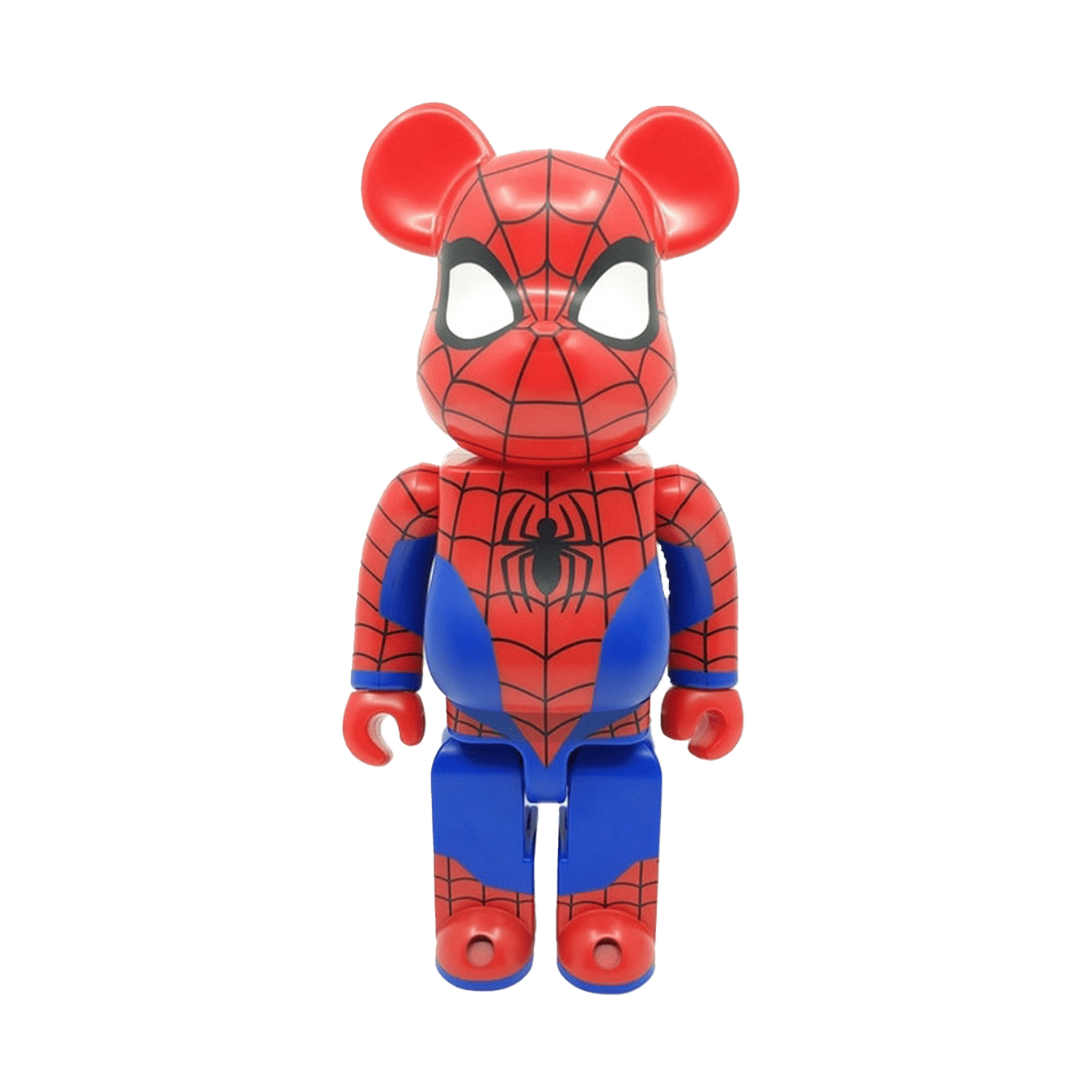 Bearbrick x Spider-Man Happy Lottery (2021 Version) 400% 'Red' — Front View