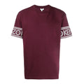 Kenzo Striped Logo T-Shirt "Red" — XXS — Front View