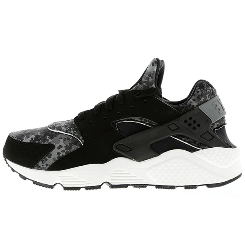 Nike Air Huarache Black Grey Camo — UK 3 | EU 35.5 | US 3.5 — Front View