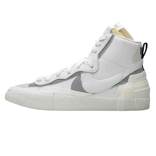 Sacai x Nike Blazer Mid 'White Grey' — UK 3 | EU 35.5 | US 3.5 — Front View