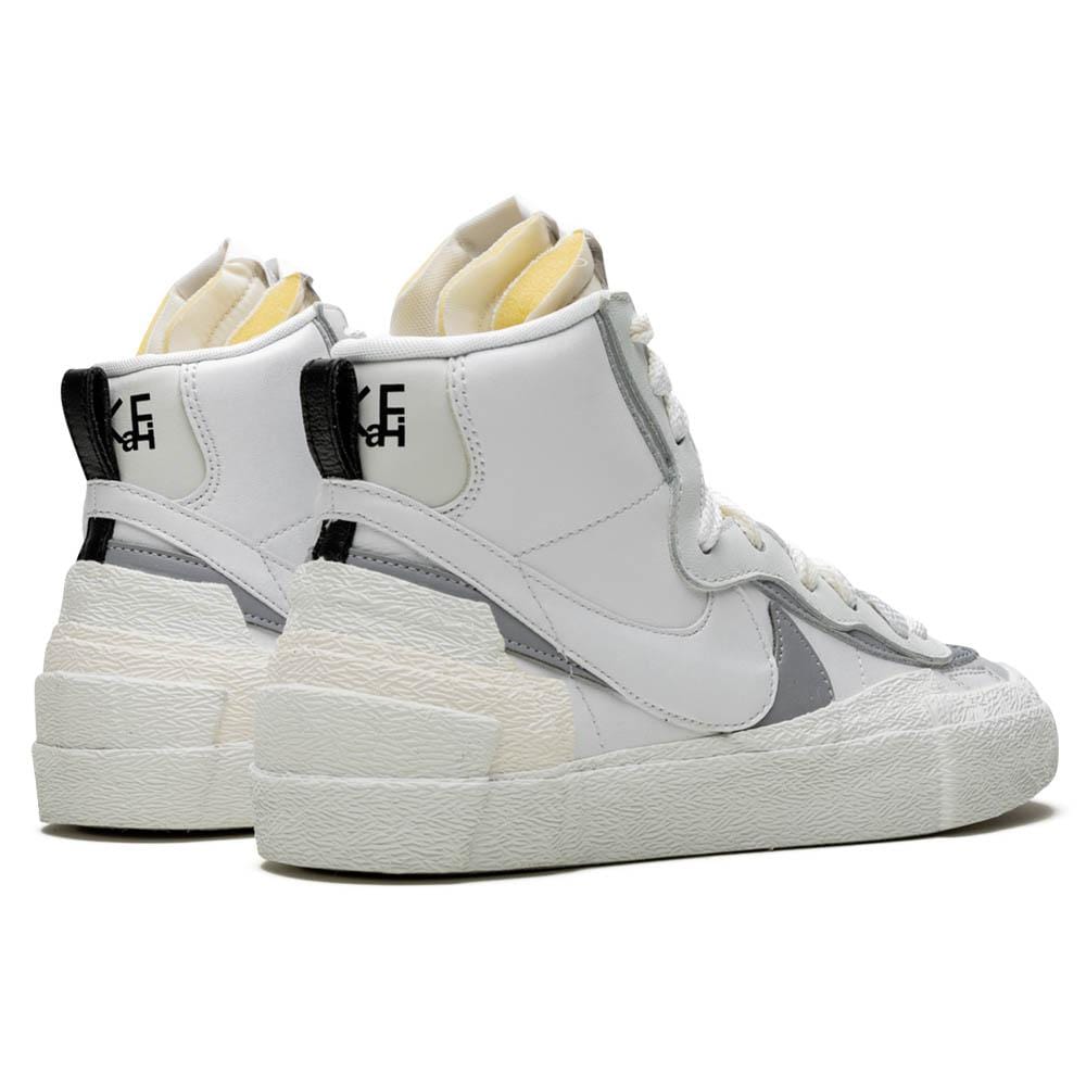 Sacai x Nike Blazer Mid 'White Grey' — UK 3 | EU 35.5 | US 3.5 — Back View