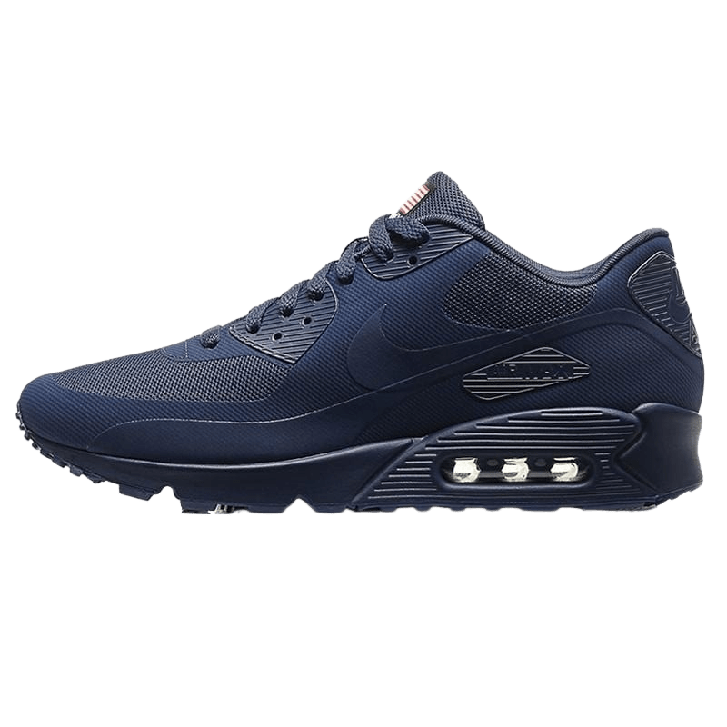 Nike Air Max 90 Hyperfuse QS 'Independence Day' Navy — UK 3 | EU 35.5 | US 3.5 — Front View
