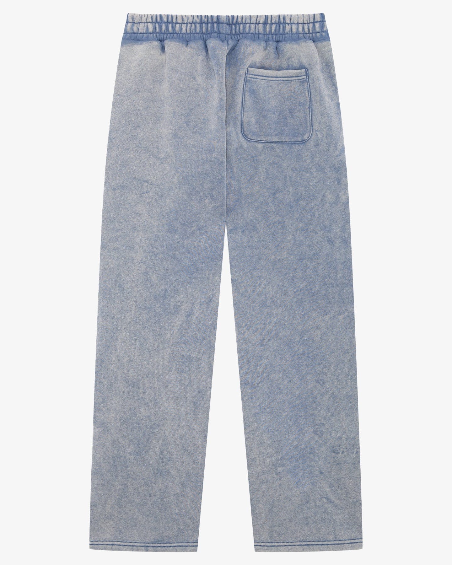 Magiri Embroidered Acid Wash Joggers 'Washed Blue' — Washed Blue — Size S — Side View