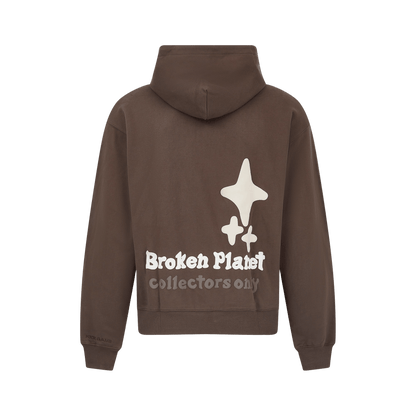 Broken Planet Hoodie x KG 'Granite Brown' — XXS — Side View