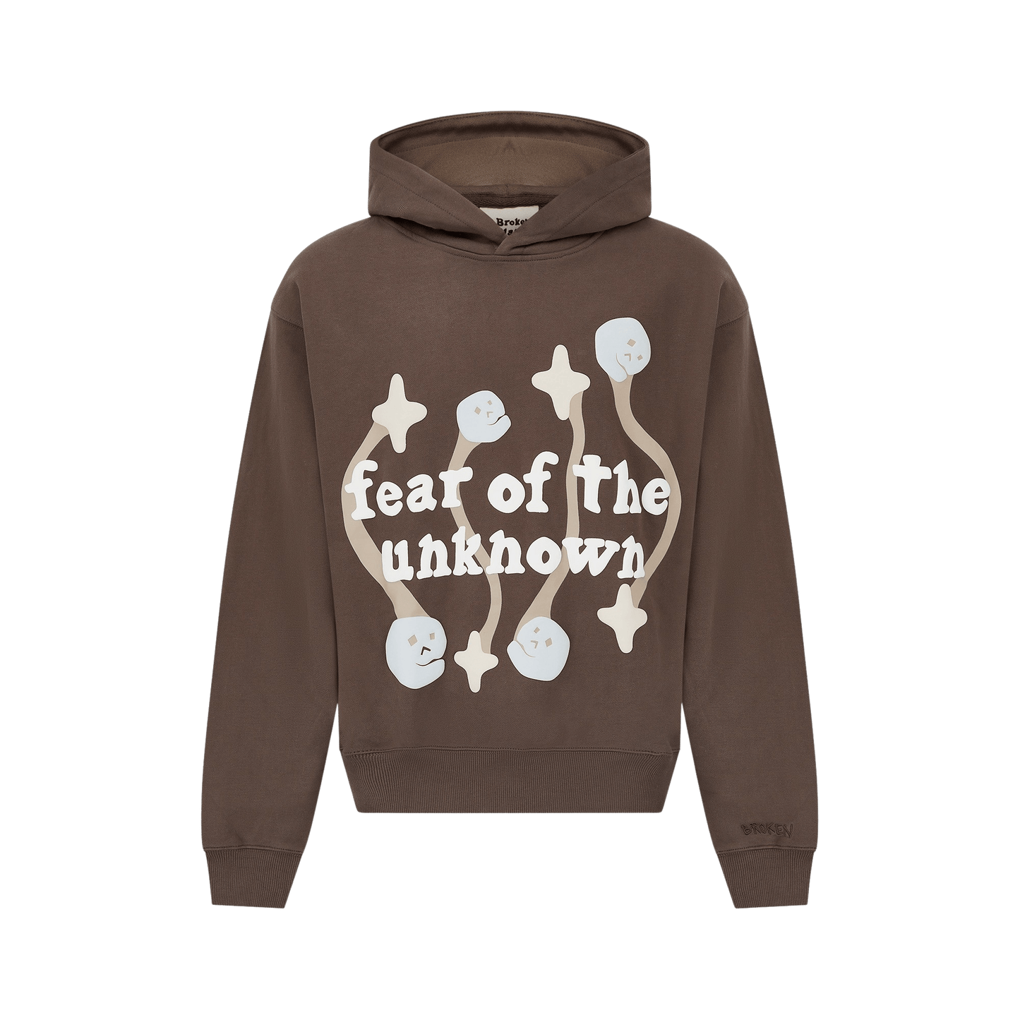 Broken Planet Hoodie x KG 'Granite Brown' — XXS — Front View