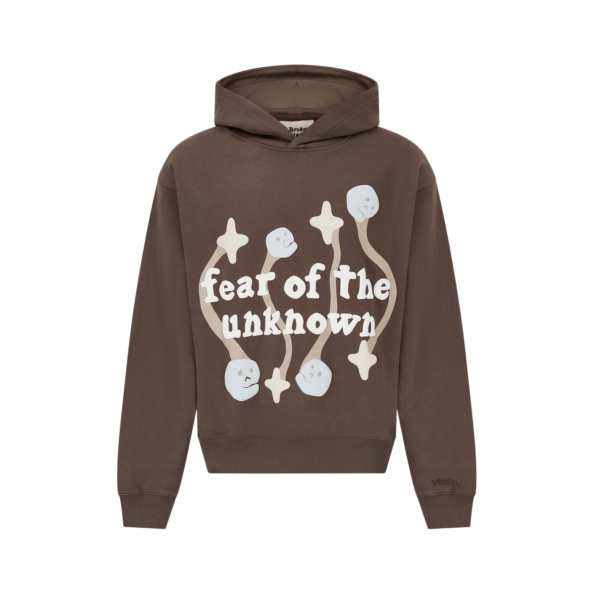 Broken Planet Hoodie x KG 'Granite Brown' — XXS — Front View