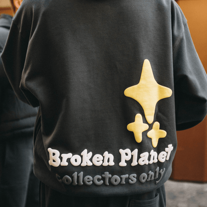 Broken Planet Hoodie x KG 'Onyx' — XXS — Top View