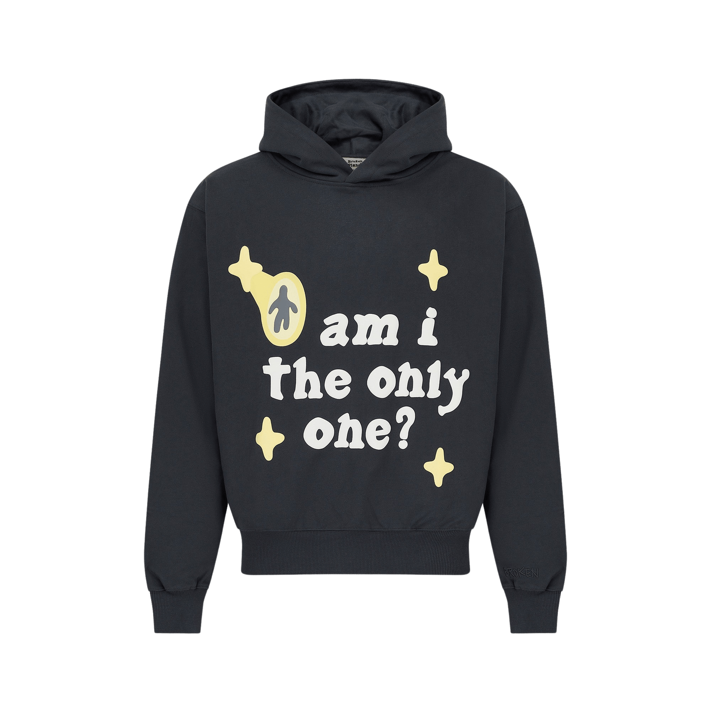 Broken Planet Hoodie x KG 'Onyx' — XXS — Front View