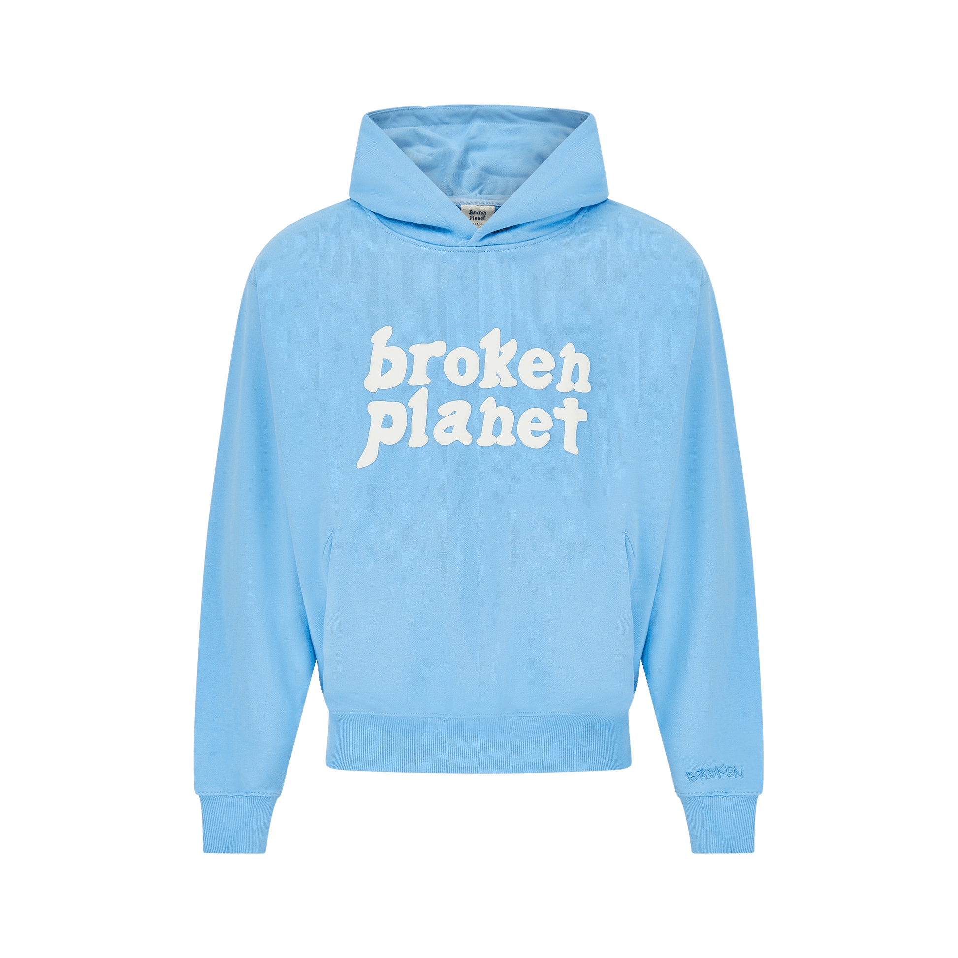 Broken Planet Hoodie x KG 'University Blue' — XXS — Front View