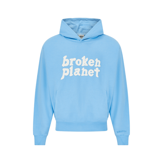 Broken Planet Hoodie x KG 'University Blue' — XXS — Front View