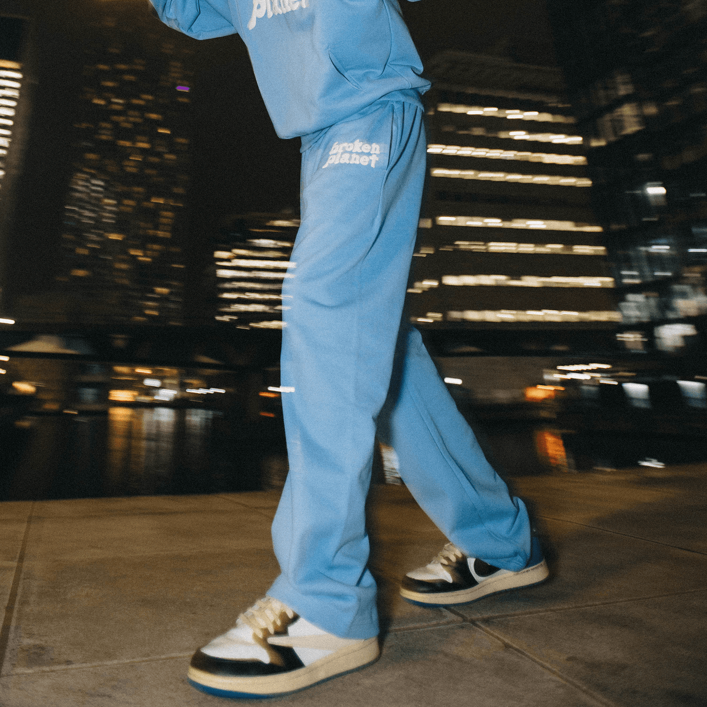 Broken Planet x KG Sweat Pants 'University Blue' — XXS — Top View