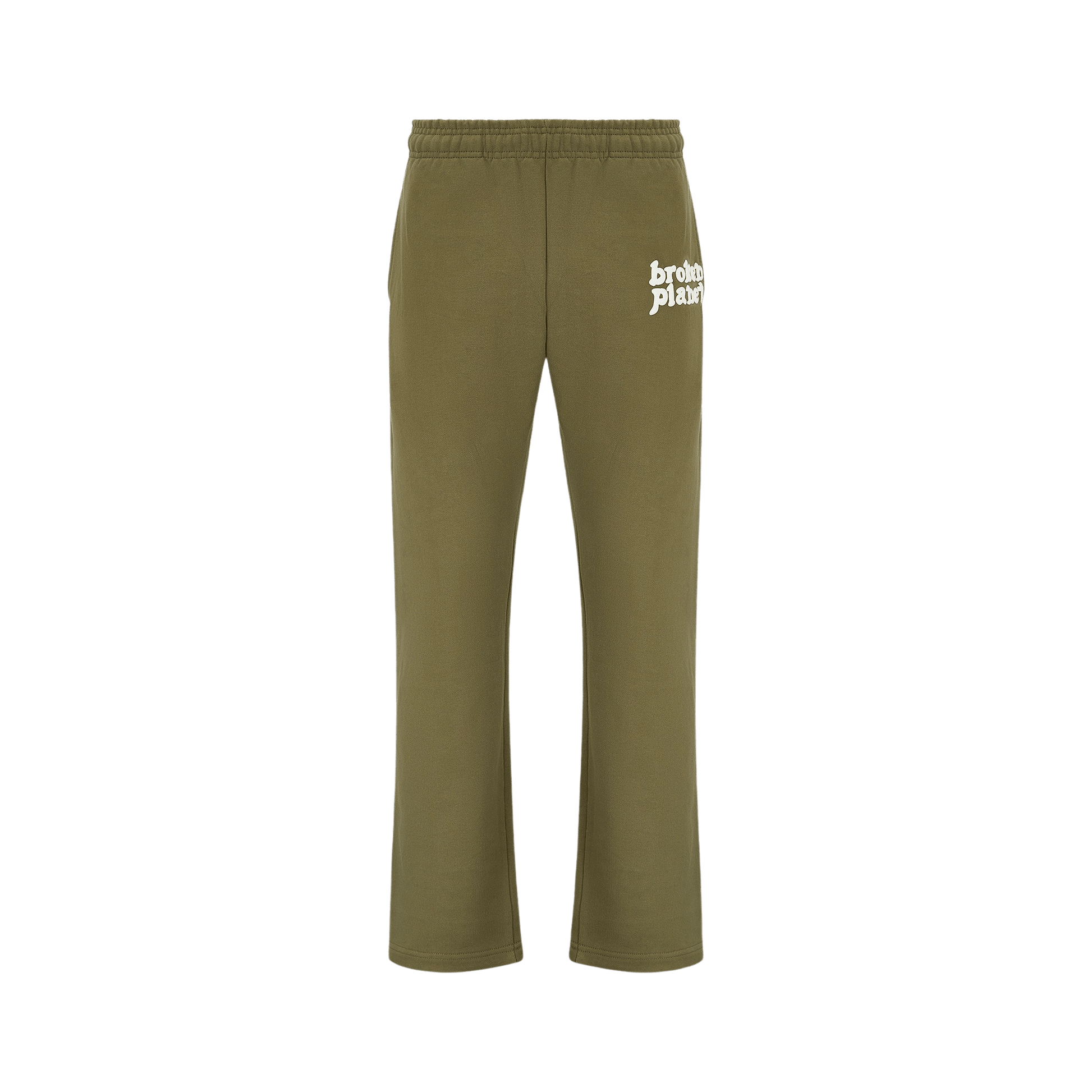 Broken Planet x KG Sweat Pants 'Olive Green' — XXS — Front View