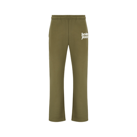 Broken Planet x KG Sweat Pants 'Olive Green' — XXS — Front View