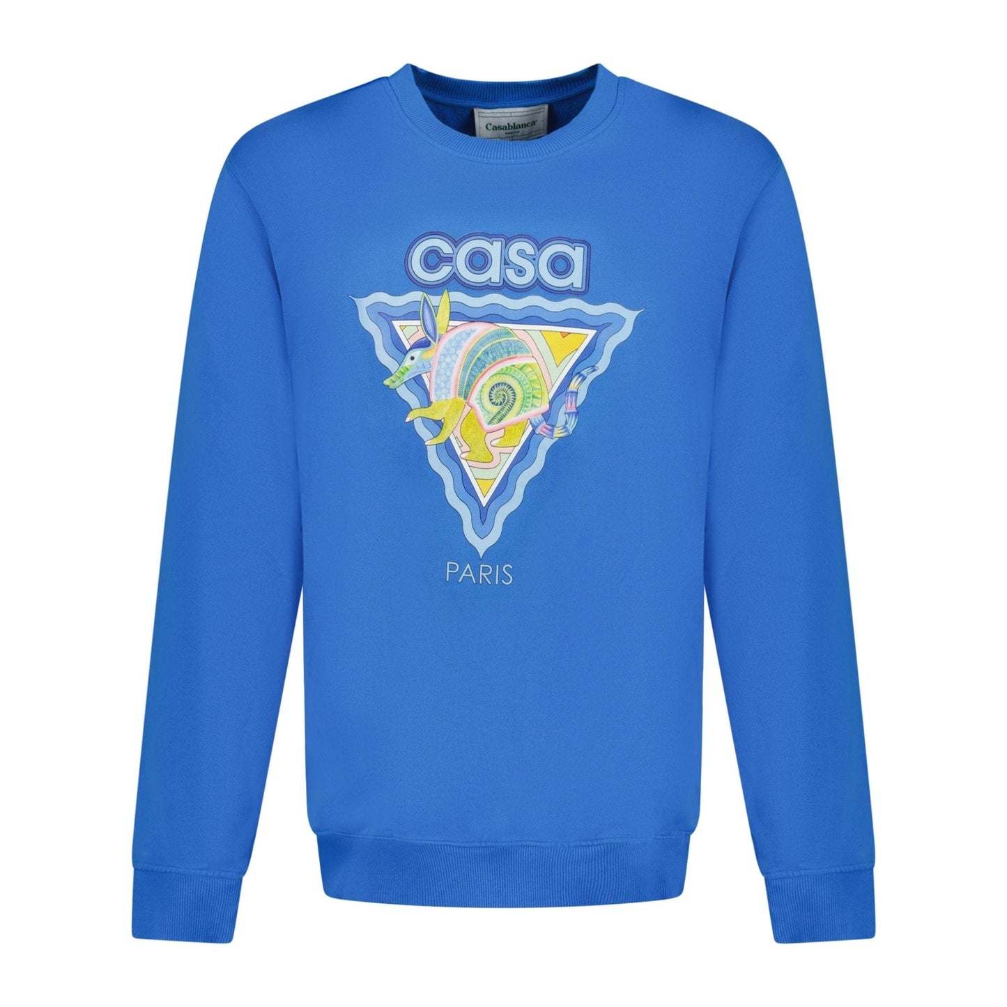 Casablanca 'Alebrije Armadillo' Sweatshirt Blue — 3XL — Front View