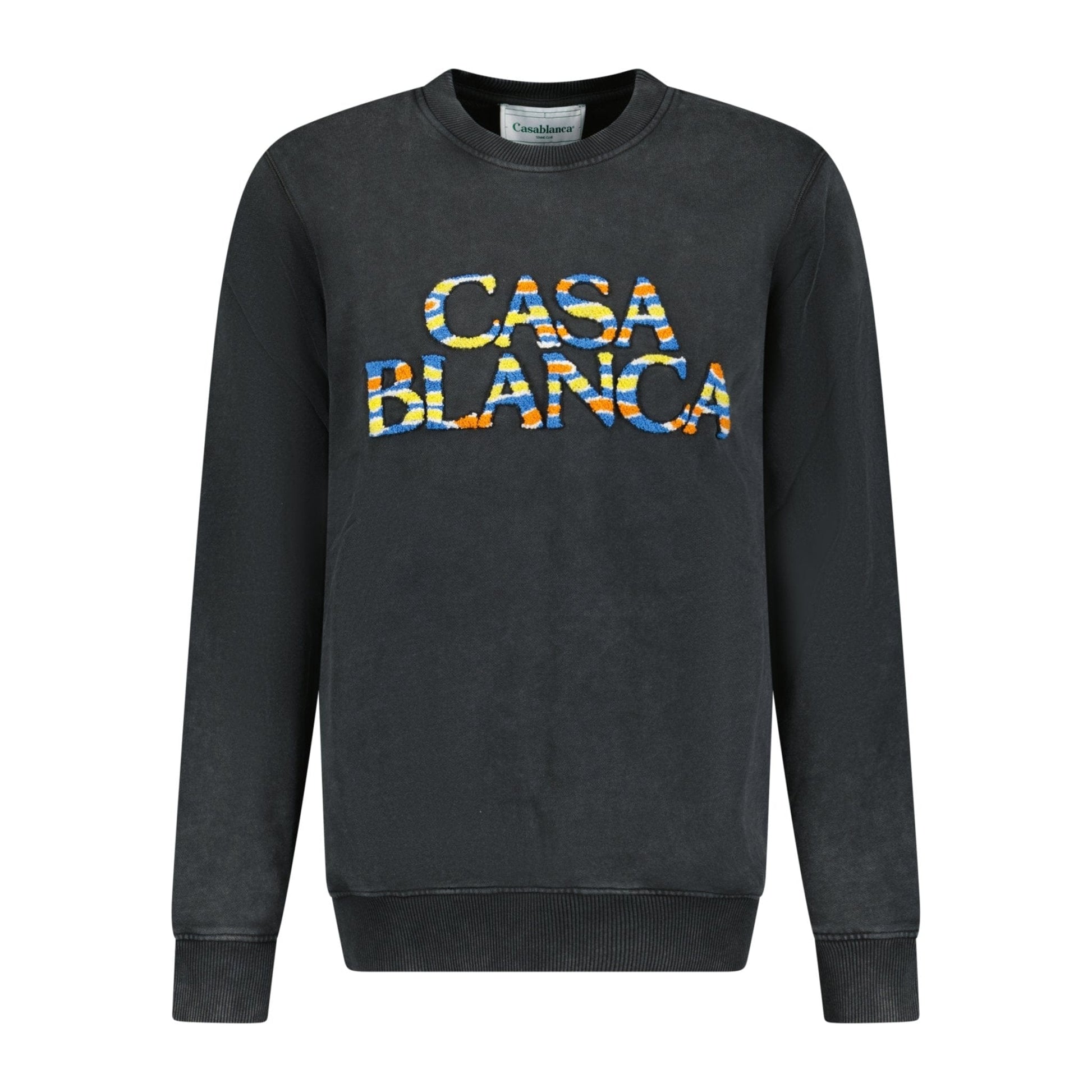 Casablanca 'Ange De Jour' Sweatshirt Faded Black — XS — Front View