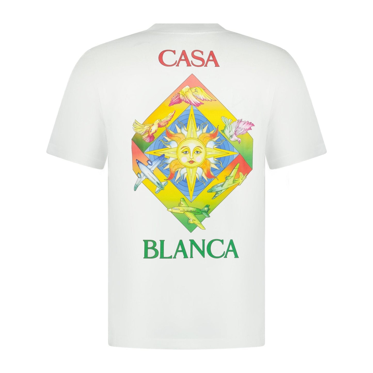 Casablanca 'Les Elements' T-Shirt White — S — Front View